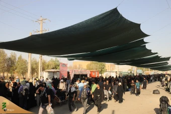 تردد زئران اربعین حسینی در مرز مهران 38