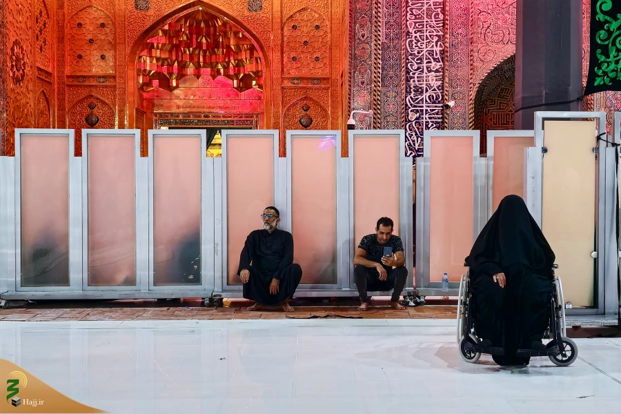 زائران اربعین حسینی در حرم امام کاظم و امام جواد علیه السلام 11