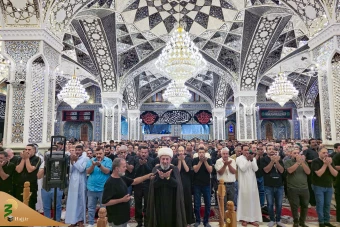 زائران اربعین حسینی در حرم امام کاظم و امام جواد علیه السلام 9