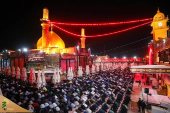 زائران اربعین حسینی در حرم امامین عسکریین علیهما‌السلام 3