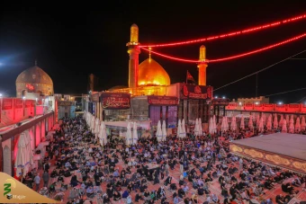 زائران اربعین حسینی در حرم امامین عسکریین علیهما‌السلام 6