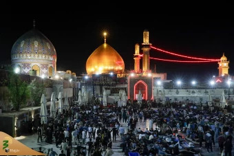زائران اربعین حسینی در حرم امامین عسکریین علیهما‌السلام 26