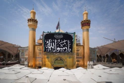 سیاه پوش شدن حرم امیرالمؤمنین علیه السلام در آستانه رحلت رسول اکرم(ص) 2