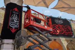 سیاه پوش شدن حرم امیرالمؤمنین علیه السلام در آستانه رحلت رسول اکرم(ص) 3