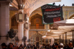 سیاه پوش شدن حرم امیرالمؤمنین علیه السلام در آستانه رحلت رسول اکرم(ص) 3