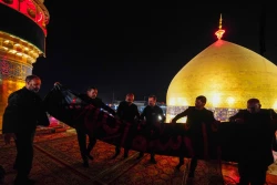 سیاه پوش شدن حرم امیرالمؤمنین علیه السلام در آستانه رحلت رسول اکرم(ص) 2