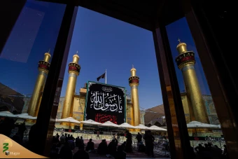 سیاه پوش شدن حرم امیرالمؤمنین علیه السلام در آستانه رحلت رسول اکرم(ص) 2
