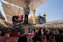 سیاه پوش شدن حرم امیرالمؤمنین علیه السلام در آستانه رحلت رسول اکرم(ص) 4