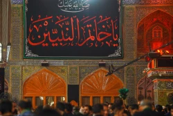 سیاه پوش شدن حرم امیرالمؤمنین علیه السلام در آستانه رحلت رسول اکرم(ص) 3