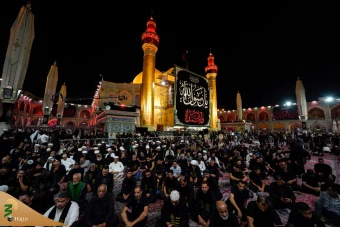 سیاه پوش شدن حرم امیرالمؤمنین علیه السلام در آستانه رحلت رسول اکرم(ص) 3