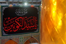 سیاه پوش شدن حرم امیرالمؤمنین علیه السلام در آستانه رحلت رسول اکرم(ص) 3