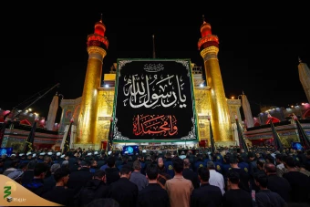 سیاه پوش شدن حرم امیرالمؤمنین علیه السلام در آستانه رحلت رسول اکرم(ص) 4