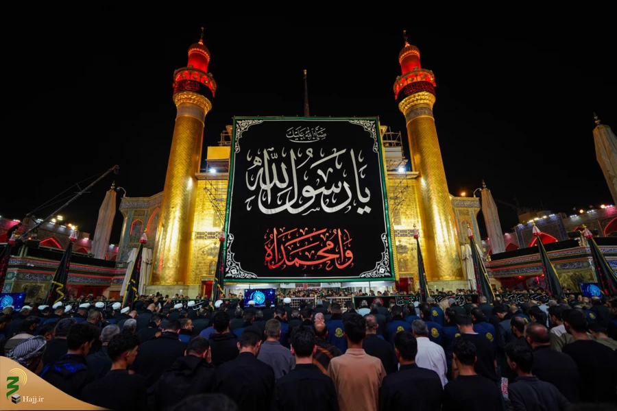 سیاه پوش شدن حرم امیرالمؤمنین علیه السلام در آستانه رحلت رسول اکرم(ص) 4