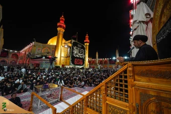 سیاه پوش شدن حرم امیرالمؤمنین علیه السلام در آستانه رحلت رسول اکرم(ص) 2