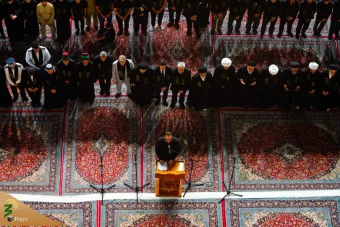 سیاه پوش شدن حرم امیرالمؤمنین علیه السلام در آستانه رحلت رسول اکرم(ص) 4