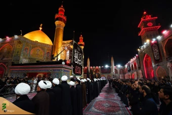 سیاه پوش شدن حرم امیرالمؤمنین علیه السلام در آستانه رحلت رسول اکرم(ص) 3
