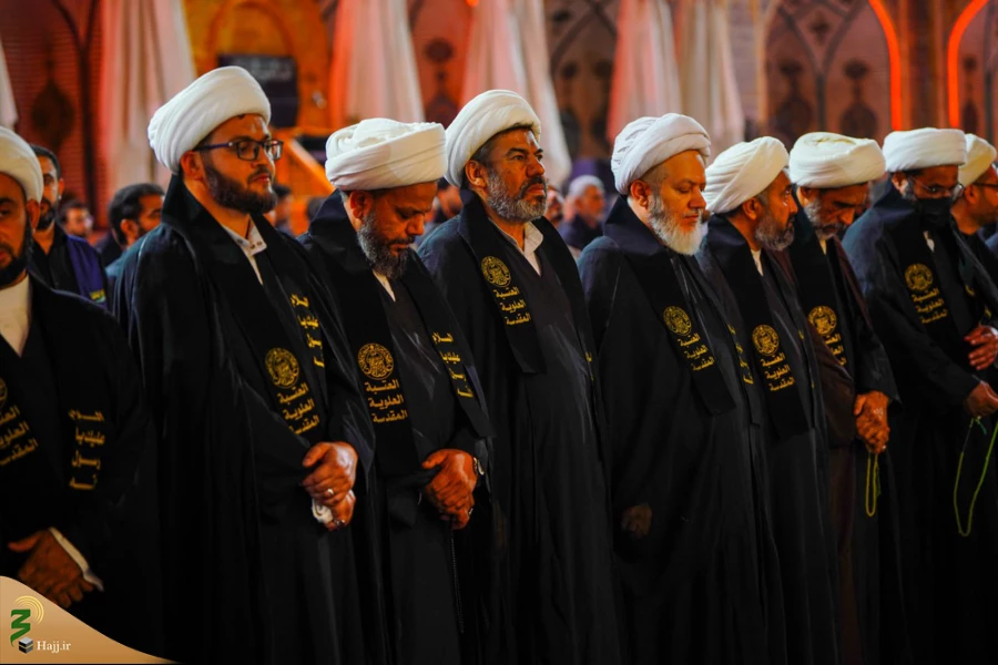 سیاه پوش شدن حرم امیرالمؤمنین علیه السلام در آستانه رحلت رسول اکرم(ص) 4