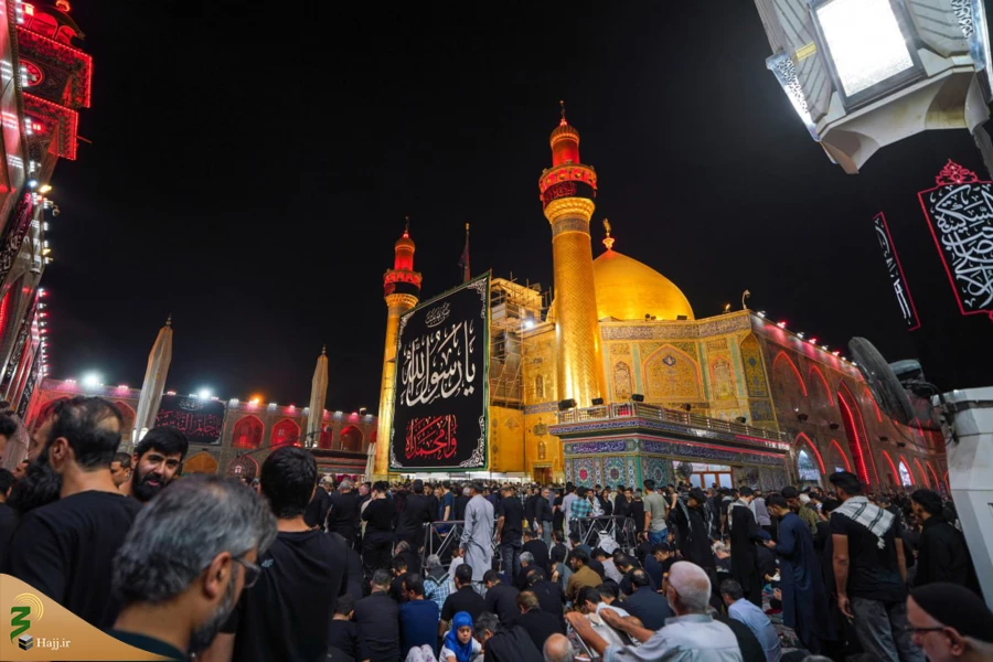 سیاه پوش شدن حرم امیرالمؤمنین علیه السلام در آستانه رحلت رسول اکرم(ص) 5