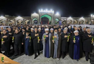 آئین شام غریبان شهادت امام رضا(ع) در حرم مطهر رضوی برگزار شد 2
