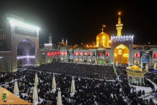 آئین شام غریبان شهادت امام رضا(ع) در حرم مطهر رضوی برگزار شد 3