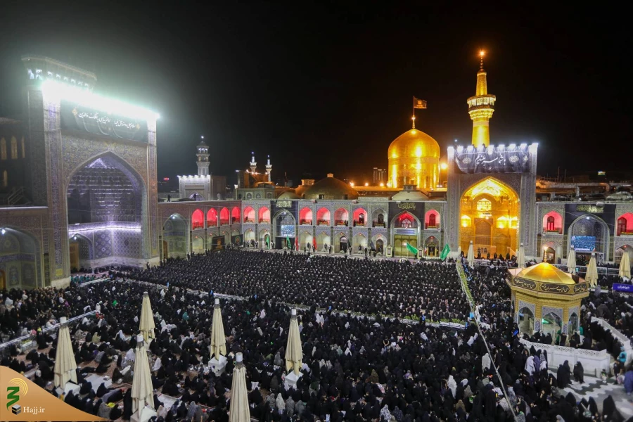 آئین شام غریبان شهادت امام رضا(ع) در حرم مطهر رضوی برگزار شد 3