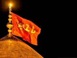 پرچم گنبد حرم امام حسین (ع) تعویض شد 3