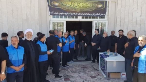خدمتگذاری بعثه مقام معظم رهبری در مشهد به زائران رضوی