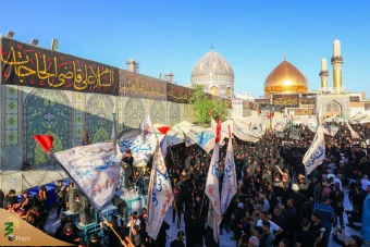 پیاده روی زائران امام حسن عسکری علیه السلام به سمت سامراء 20