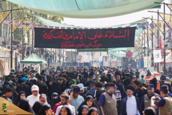 پیاده روی زائران امام حسن عسکری علیه السلام به سمت سامراء 28