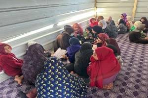 حضور فعال فلسطینیان در حلقه‌های قرآنی غزه