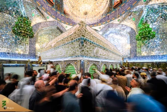 حال وهوای حرم امیرالمؤمنین در آستانه میلاد پیامبر اعظم صلی الله علیه و اله 2