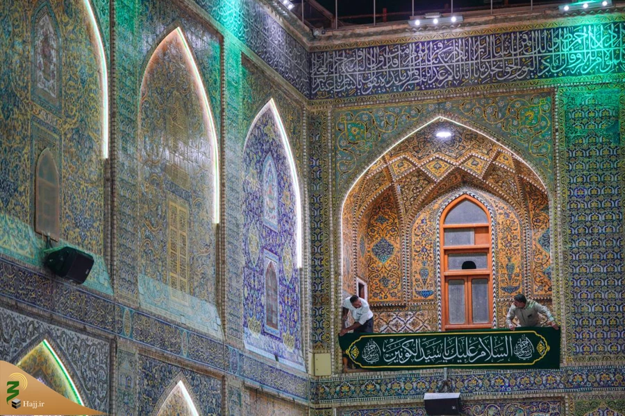 حال وهوای حرم امیرالمؤمنین در آستانه میلاد پیامبر اعظم صلی الله علیه و اله 13
