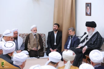 دیدار جمعی از علما و بزرگان اهل سنت کشور با رهبر معظم انقلاب 26