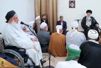 دیدار جمعی از علما و بزرگان اهل سنت کشور با رهبر معظم انقلاب 34