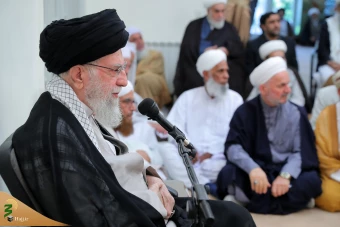 دیدار جمعی از علما و بزرگان اهل سنت کشور با رهبر معظم انقلاب 36