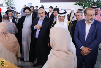 آیین بدرقه نخستین گروه زائران عمره مفرده ۱۴۰۳ 3