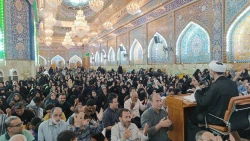 در آستانه ولادت پیامبر اکرم ( ص )
دعای کمیل زائران ایرانی در کربلای معلی 3
