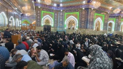 در آستانه ولادت پیامبر اکرم ( ص )
دعای کمیل زائران ایرانی در کربلای معلی 6