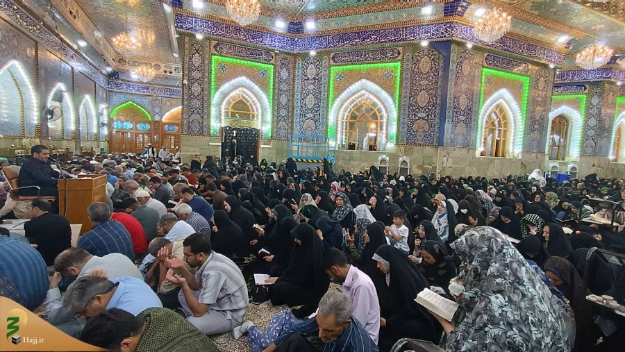 در آستانه ولادت پیامبر اکرم ( ص )
دعای کمیل زائران ایرانی در کربلای معلی 6