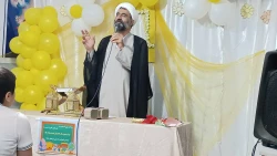 حضور کارکنان بعثه رهبری در مدرسه حسینی کربلا 3