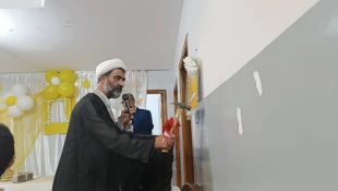 حضور کارکنان بعثه رهبری در مدرسه حسینی کربلا 4
