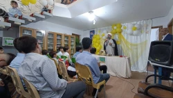 حضور کارکنان بعثه رهبری در مدرسه حسینی کربلا 8
