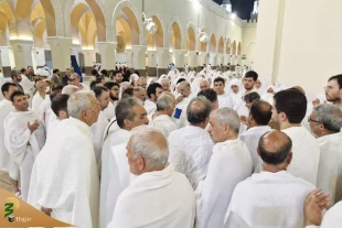 غادرت الدفعة الأولى من المعمترین الإیرانیین إلى مکة 2