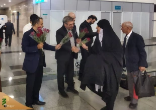 استقبال از زائران عمره مفرده در ترمینال سلام/نخستین کاروان های عمره مفرده به کشور بازگشتند 4