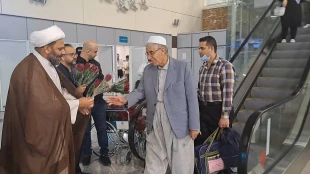 استقبال از زائران عمره مفرده در ترمینال سلام/نخستین کاروان های عمره مفرده به کشور بازگشتند 5