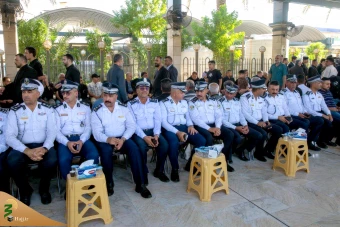  تشییع نمادین  سیدحسن نصرالله دبیرکل شهید حزب‌الله لبنان  در کربلا 14