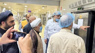 بازدید از آشپزخانه پخت غذای عمره گزاران ایرانی در مکه 3