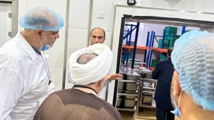 بازدید از آشپزخانه پخت غذای عمره گزاران ایرانی در مکه 5