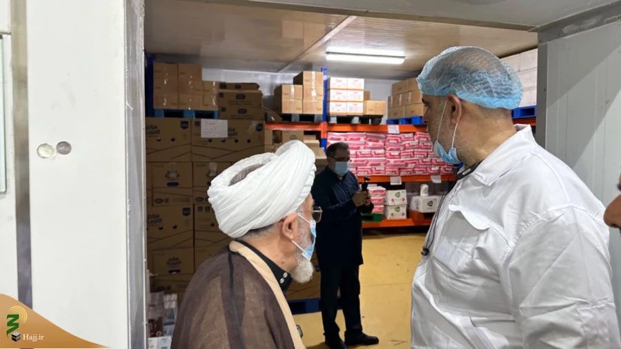 بازدید از آشپزخانه پخت غذای عمره گزاران ایرانی در مکه 7