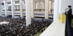رهبر انقلاب اسلامی در خطبه‌‎های نماز جمعه:

اقدام درخشان نیروهای مسلح در مجازات رژیم صهیونیستی کاملاً قانونی و مشروع بود 5